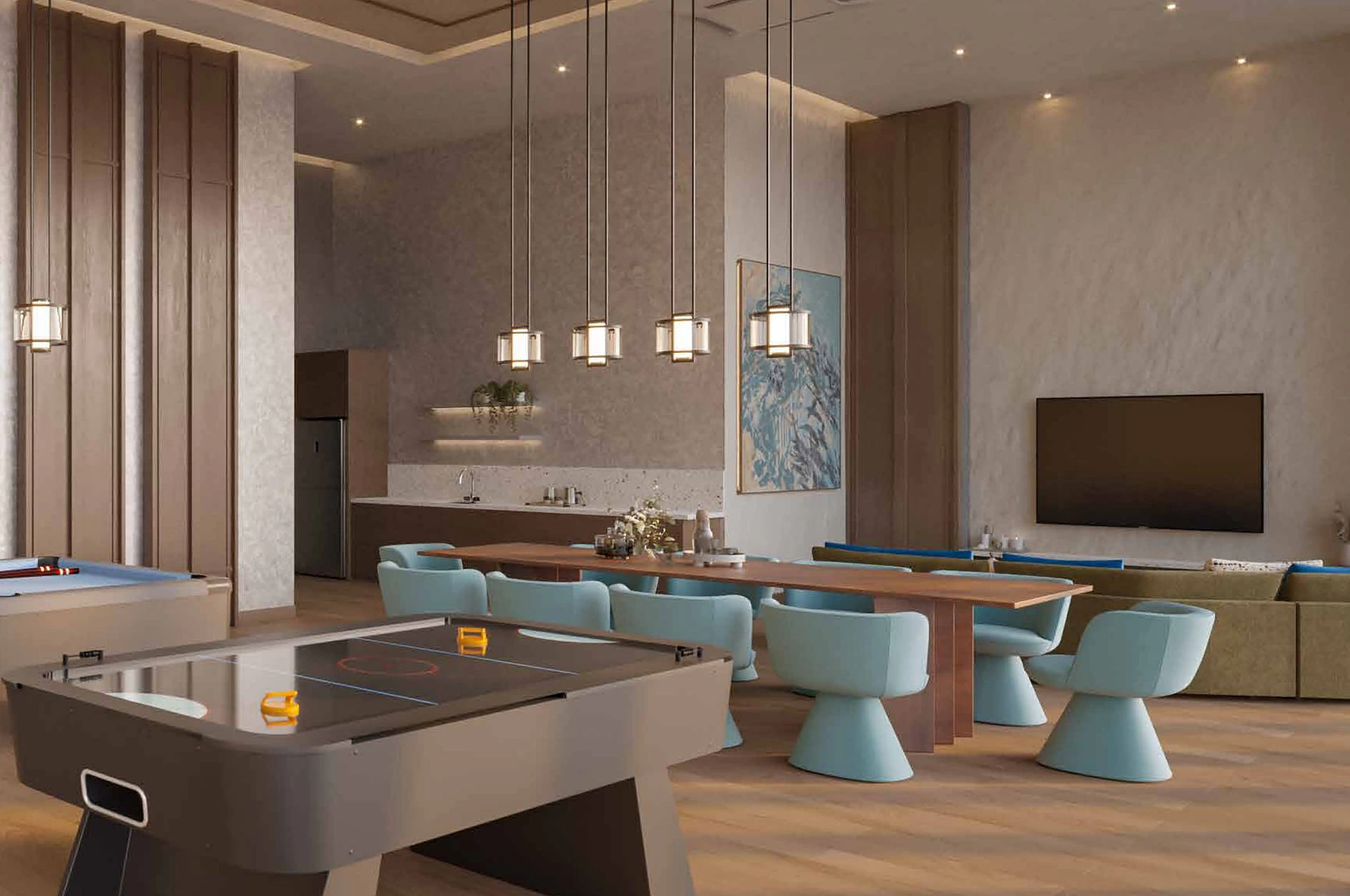 Artist's impression: Games room
