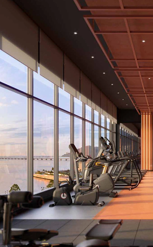 Artist's impression: Gym on the level 9 podium